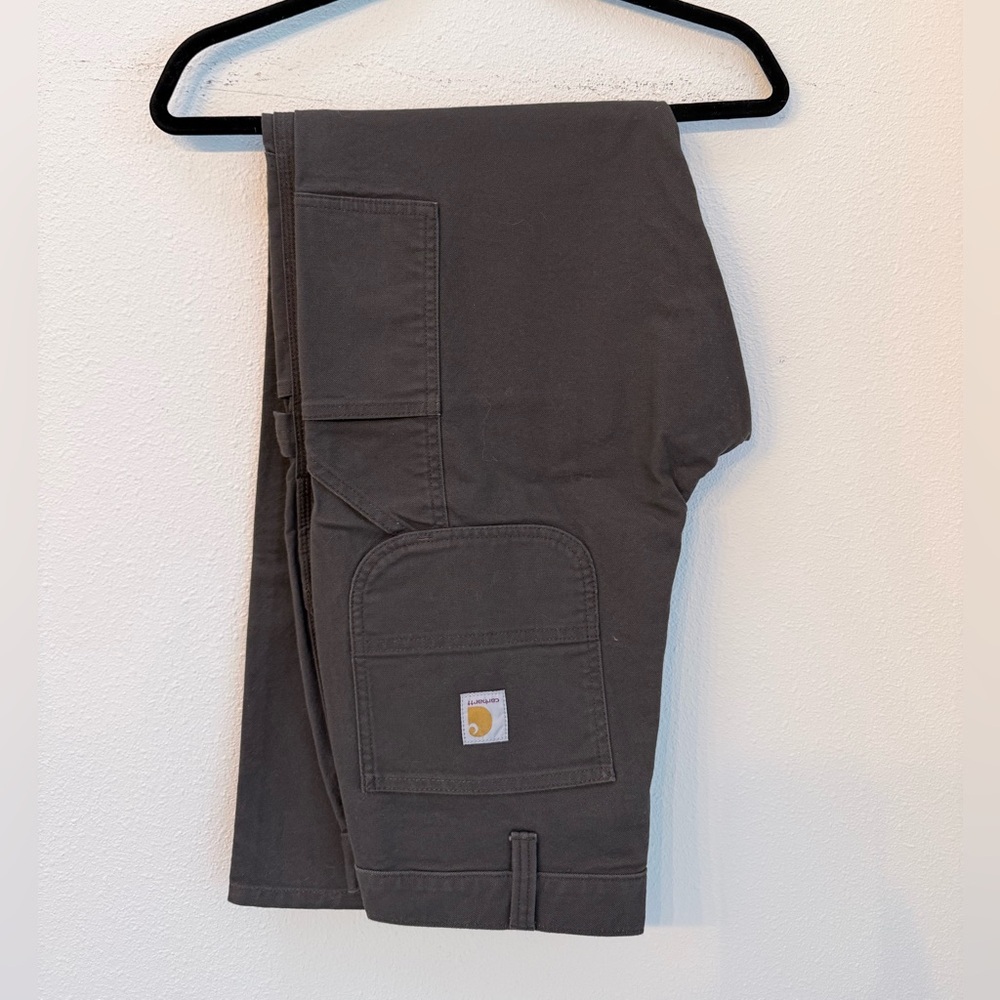 Carhartt Rugged Flex Relaxed Fit Duck Utility Work Pants NWOT 33×34 Brown